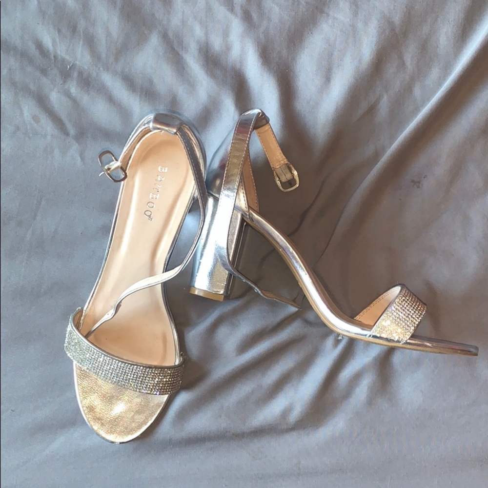 Silver heels